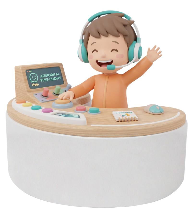 Atención al cliente Pekreativo